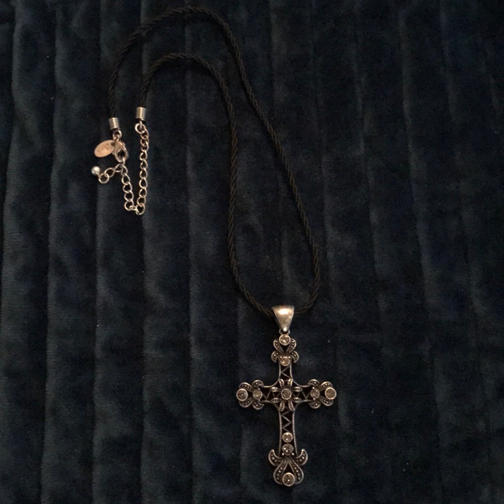 Lia Sophia Cross Necklace